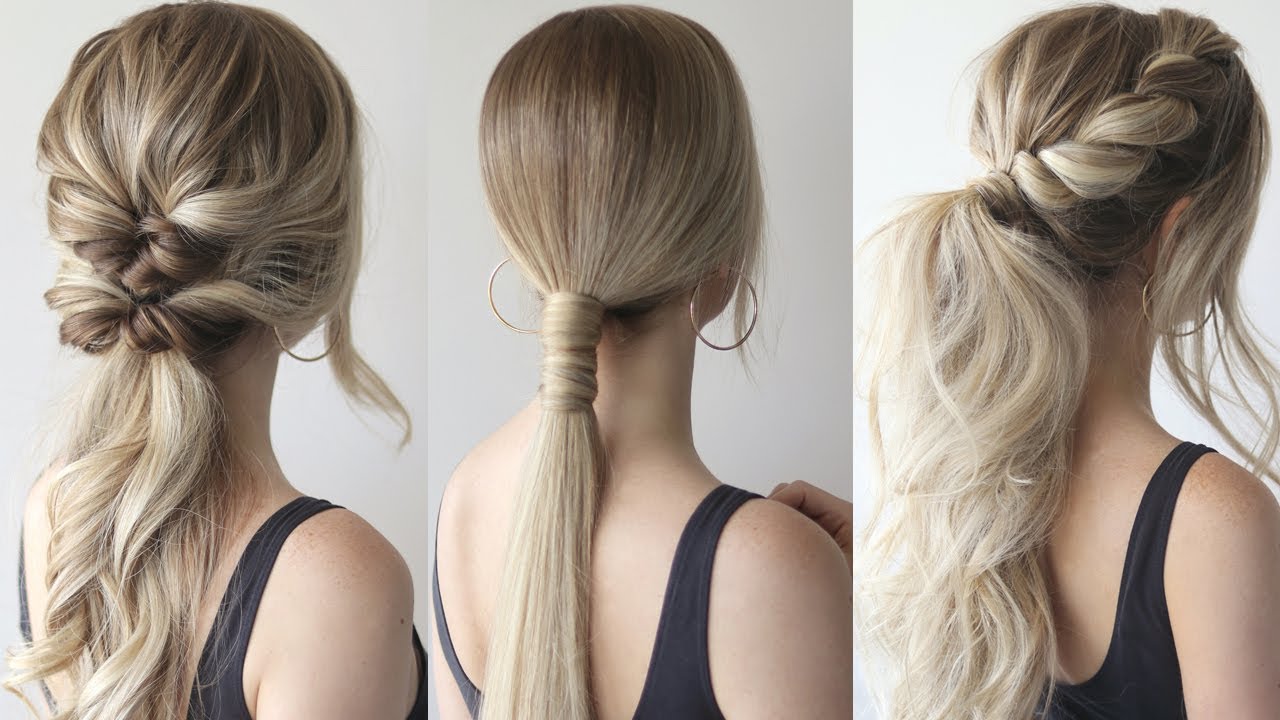 2 hairstyles for long hair tutorial. Bridal Updo, Easy Mermaid Braid -  YouTube